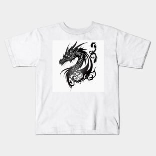 Tribal Dragon 2 Kids T-Shirt